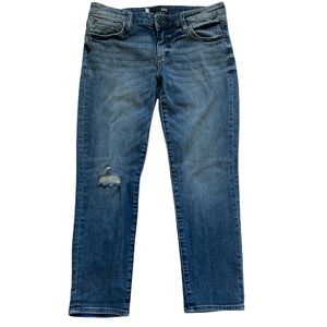 Kut from the Kloth Catherine Ankle Straight leg jeans